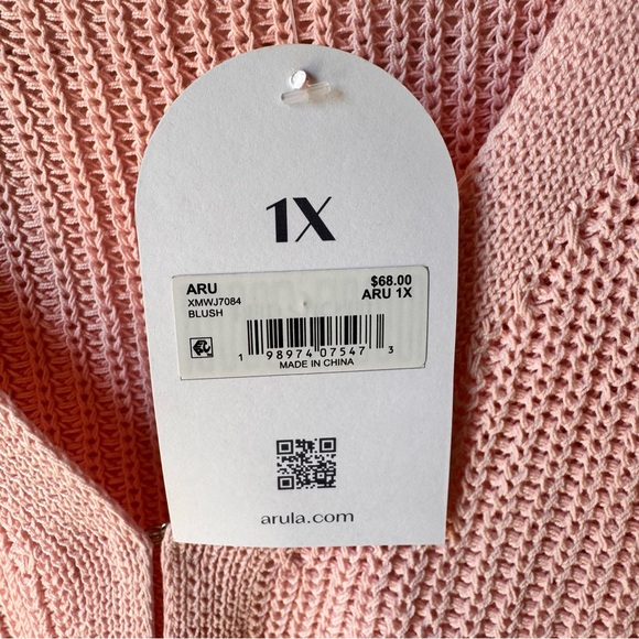 Arula Pink Cardigan - Picture 2 of 5